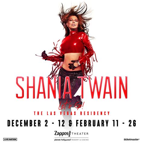 shania twain vegas residency dates